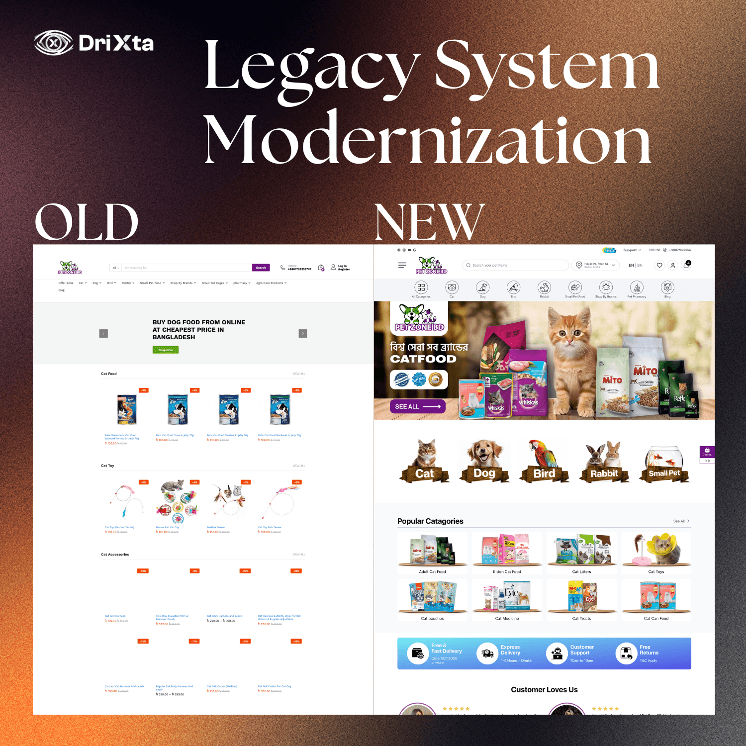 DRIXTA Legacy System Modernization