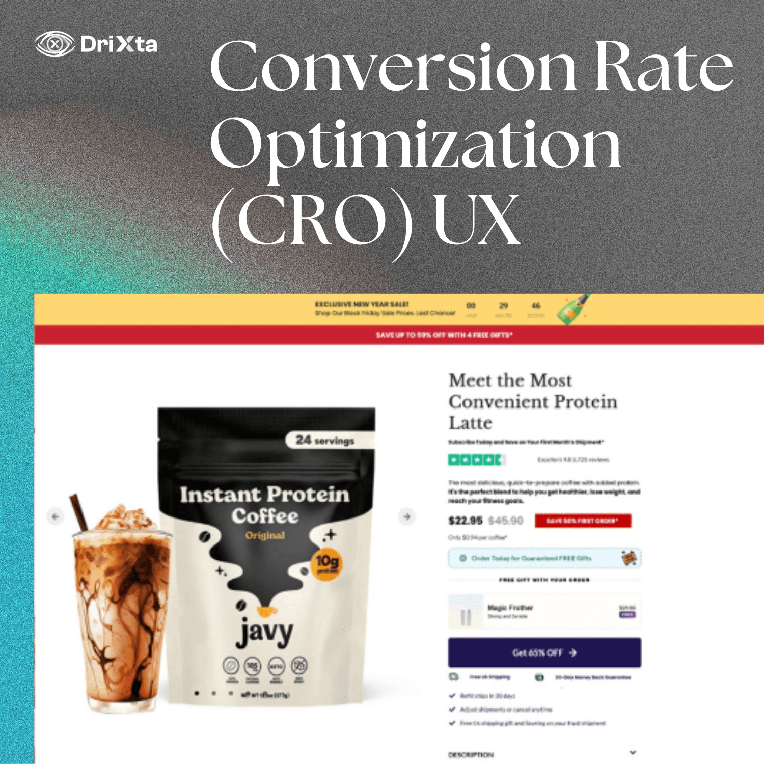 DRIXTA Conversion Rate Optimization (CRO) UX